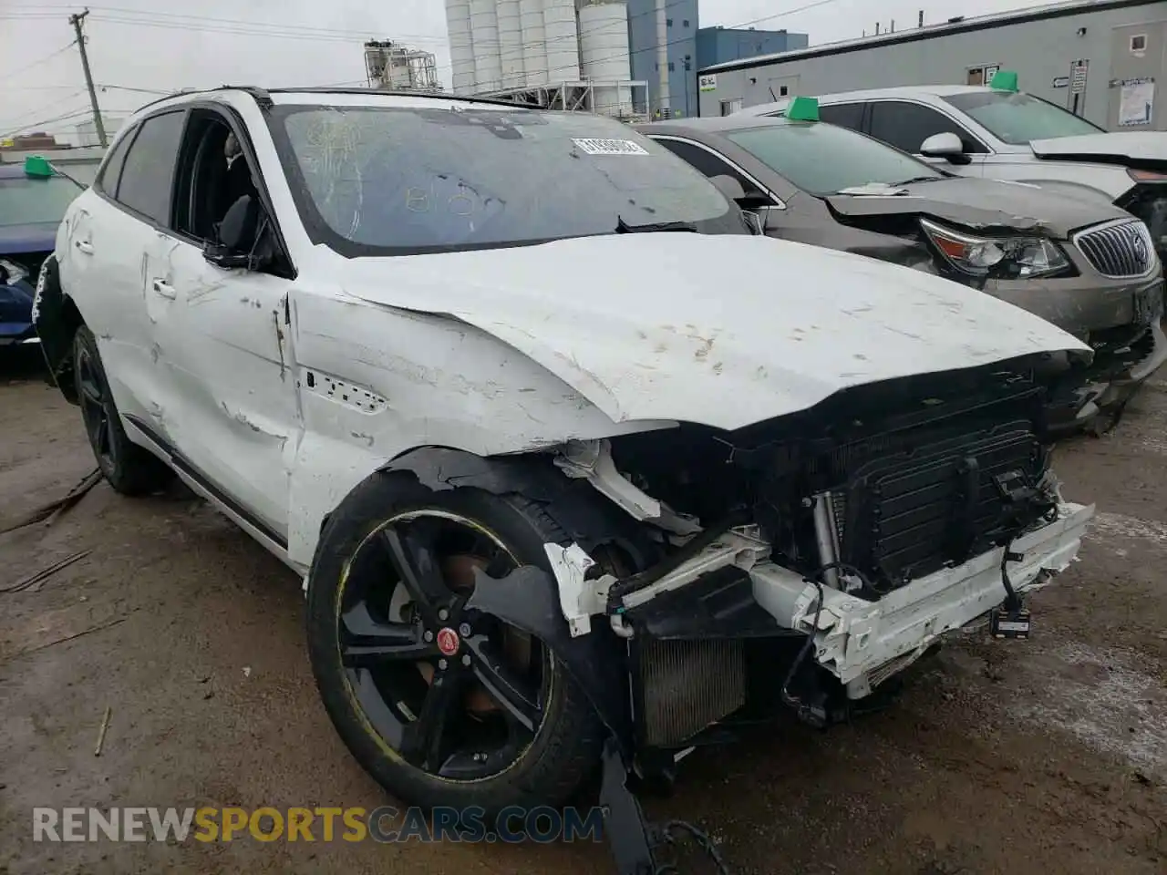 1 Photograph of a damaged car SADCL2FX6LA619211 JAGUAR F-PACE 2020