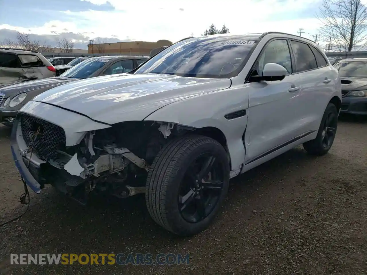 2 Photograph of a damaged car SADCP2FX1LA651181 JAGUAR F-PACE 2020