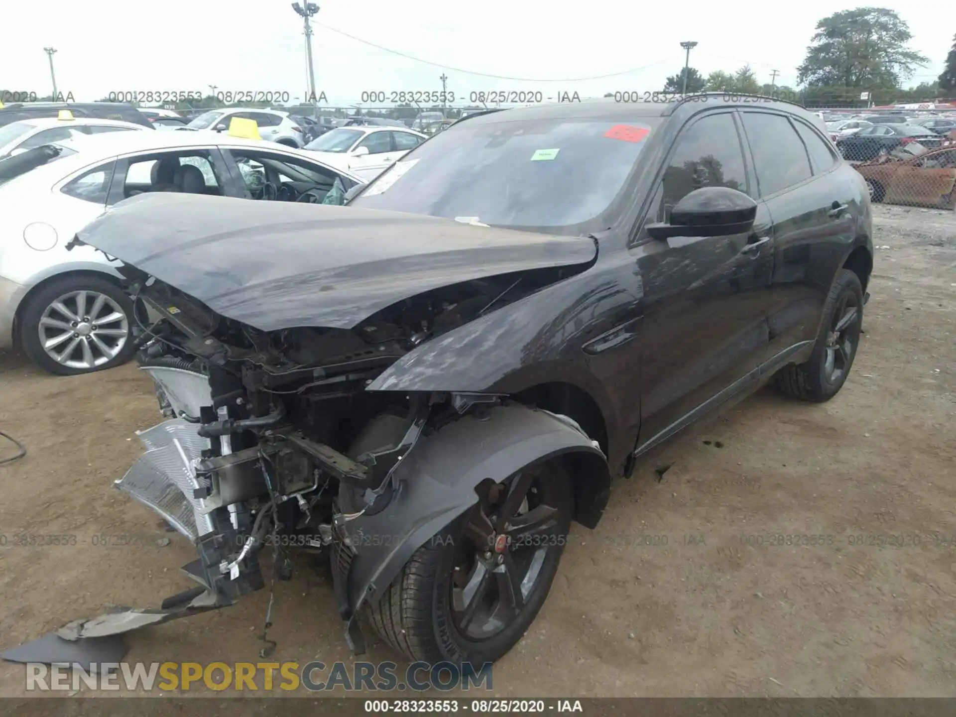 2 Photograph of a damaged car SADCP2FX4LA655614 JAGUAR F-PACE 2020