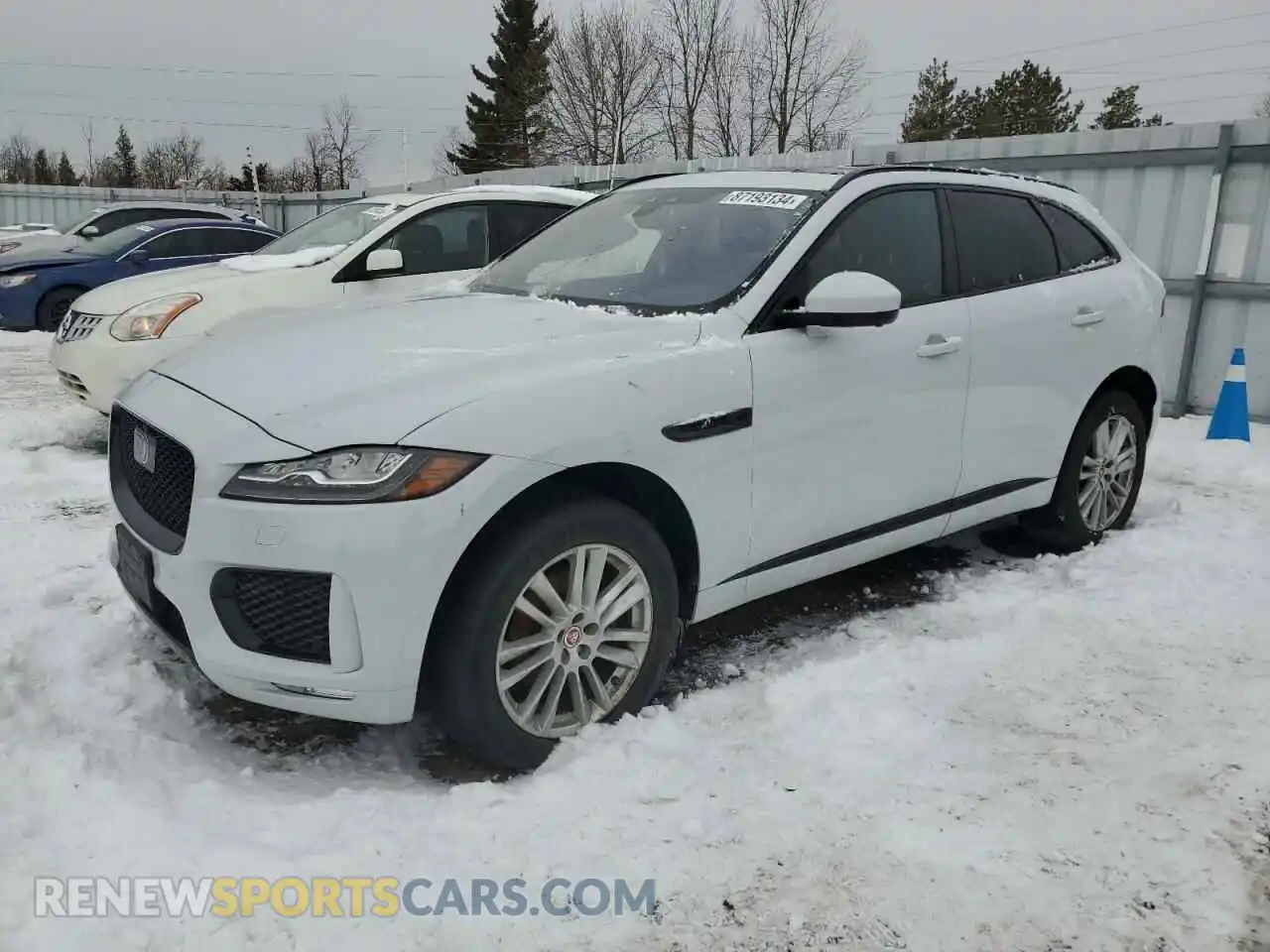 1 Photograph of a damaged car SADCP2FX6LA662984 JAGUAR F-PACE 2020