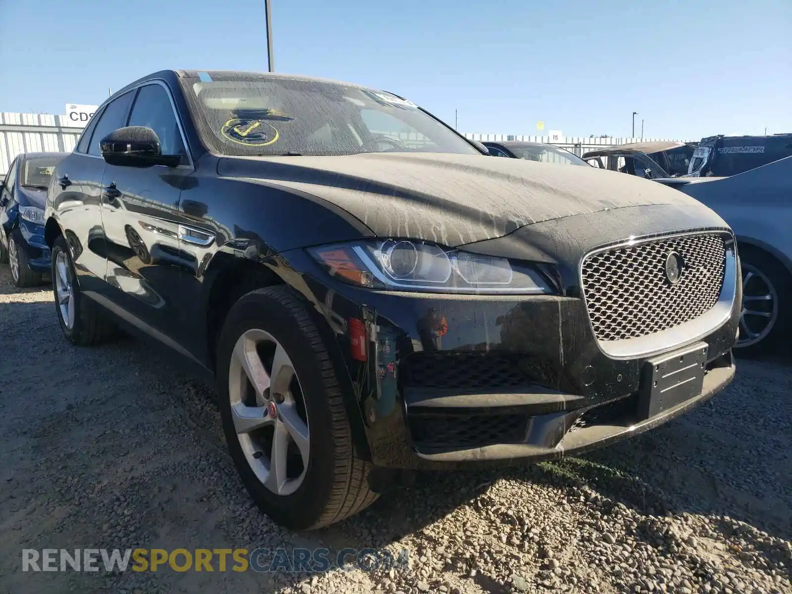 1 Photograph of a damaged car SADCS2FX5LA644443 JAGUAR F-PACE 2020