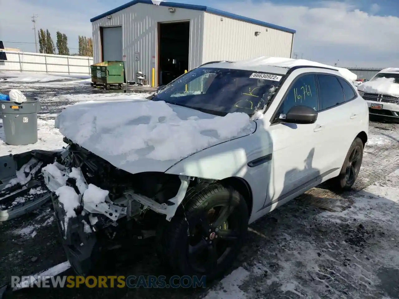 2 Photograph of a damaged car SADCX2GX1LA620642 JAGUAR F-PACE 2020