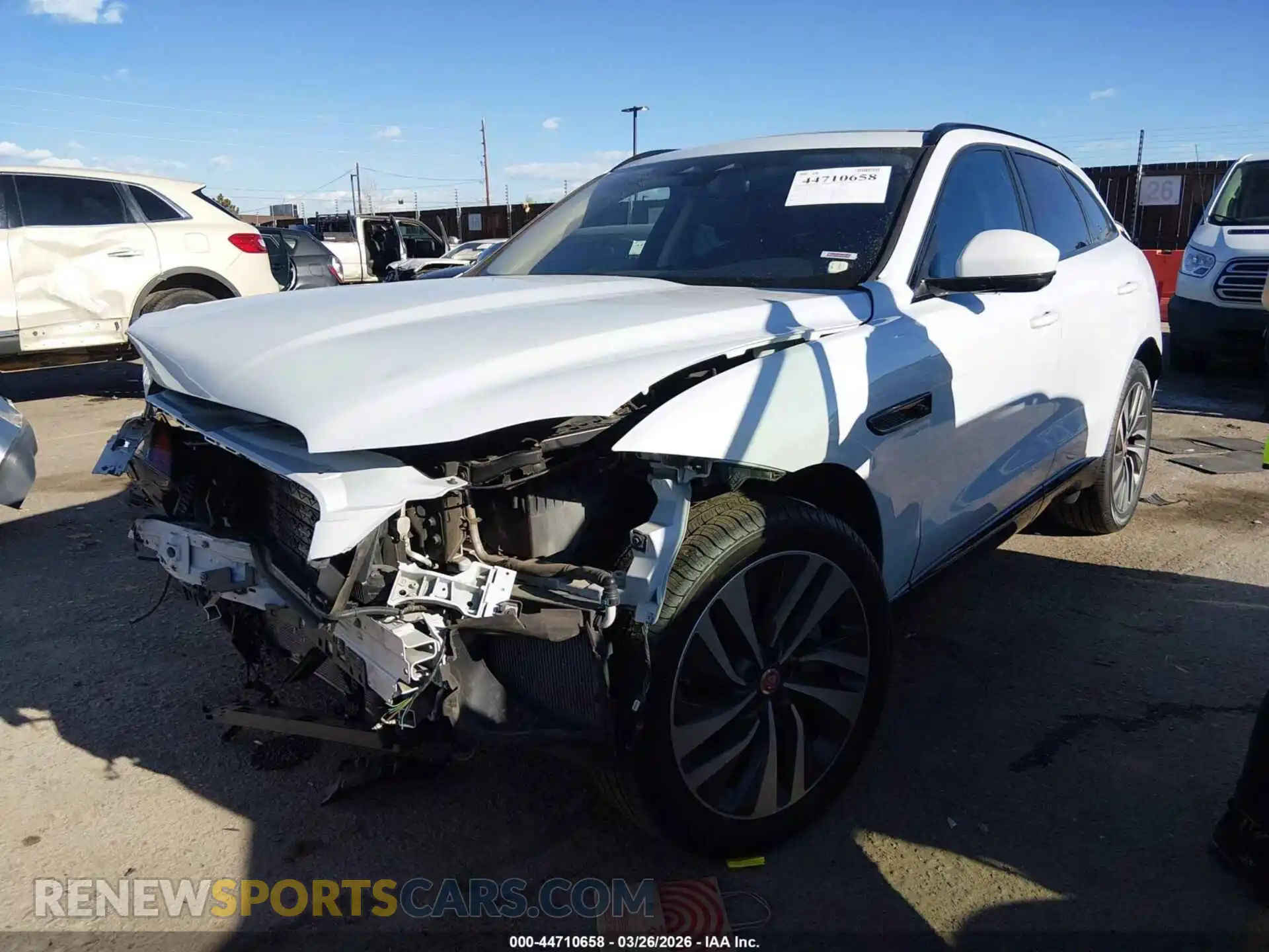 2 Photograph of a damaged car SADCJ2EU4MA668597 JAGUAR F-PACE 2021