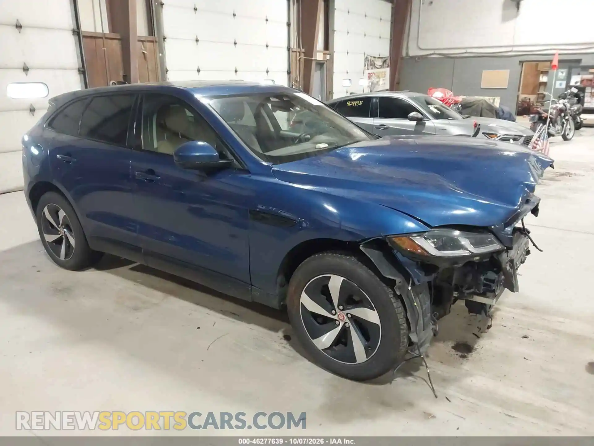 1 fotografías del automóvil dañado SADCJ2EU7MA668013 JAGUAR F-PACE 2021