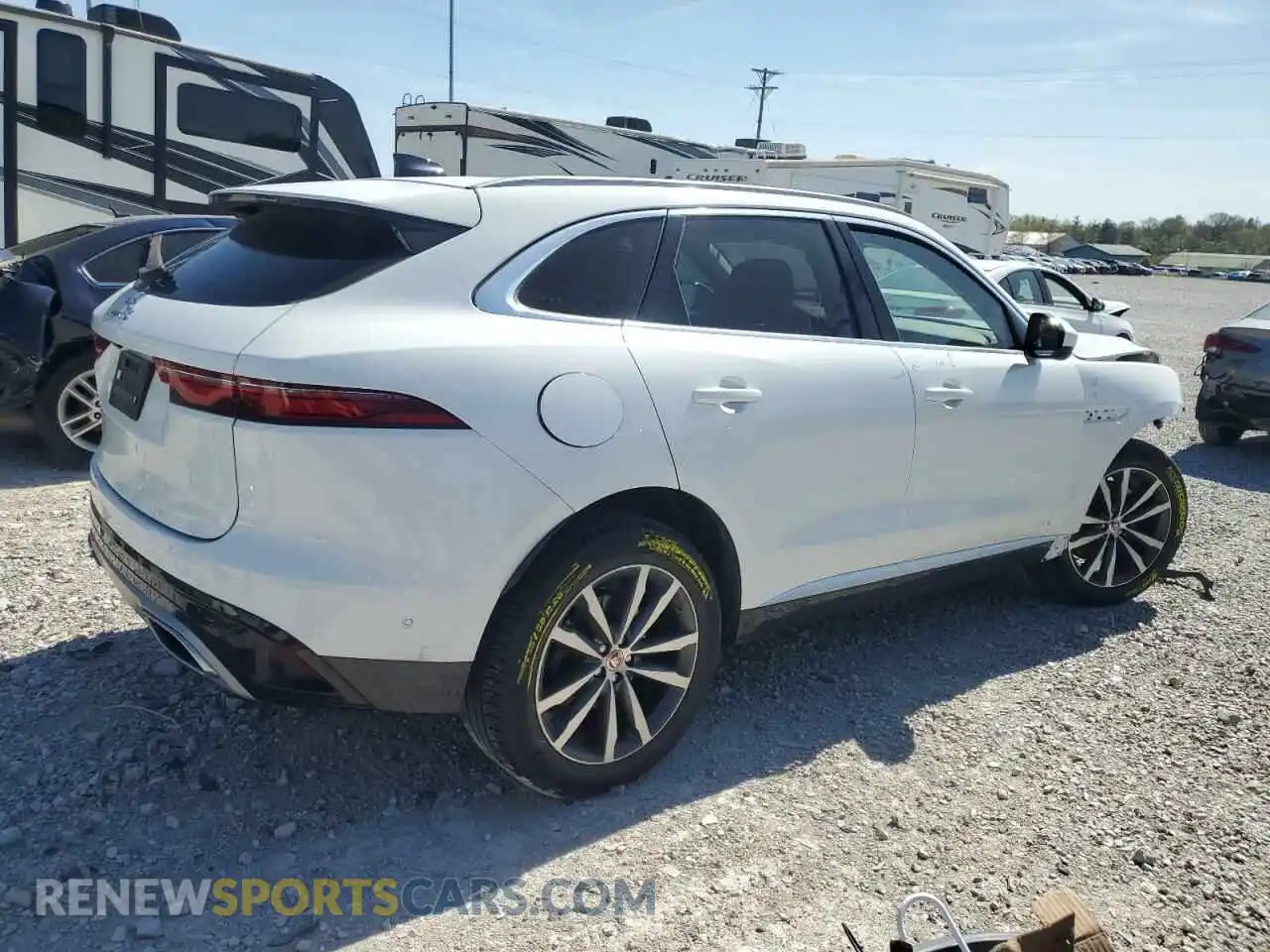 3 Photograph of a damaged car SADCJ2EU8MA669378 JAGUAR F-PACE 2021