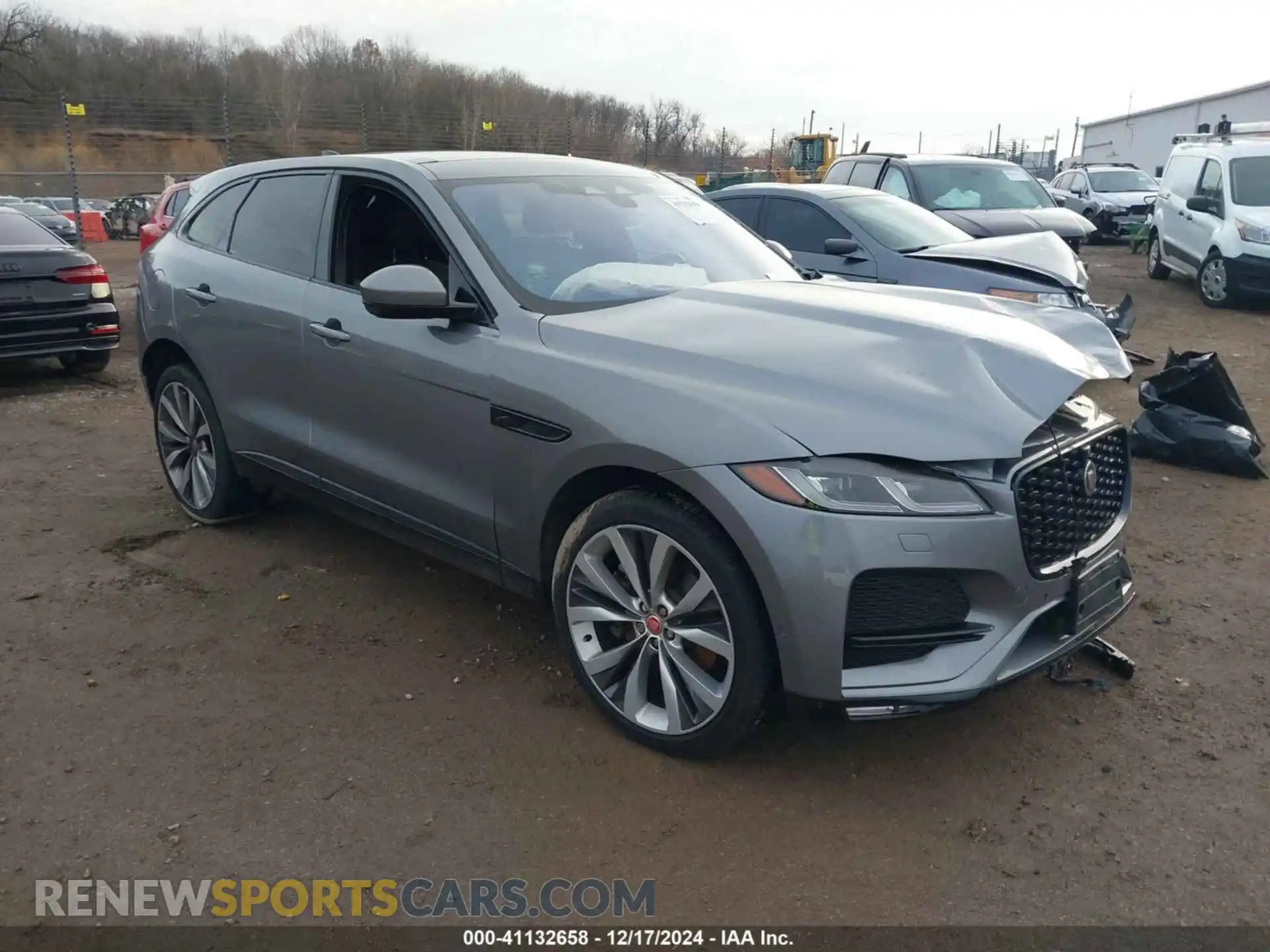 1 Photograph of a damaged car SADCJ2EUXMA686635 JAGUAR F-PACE 2021