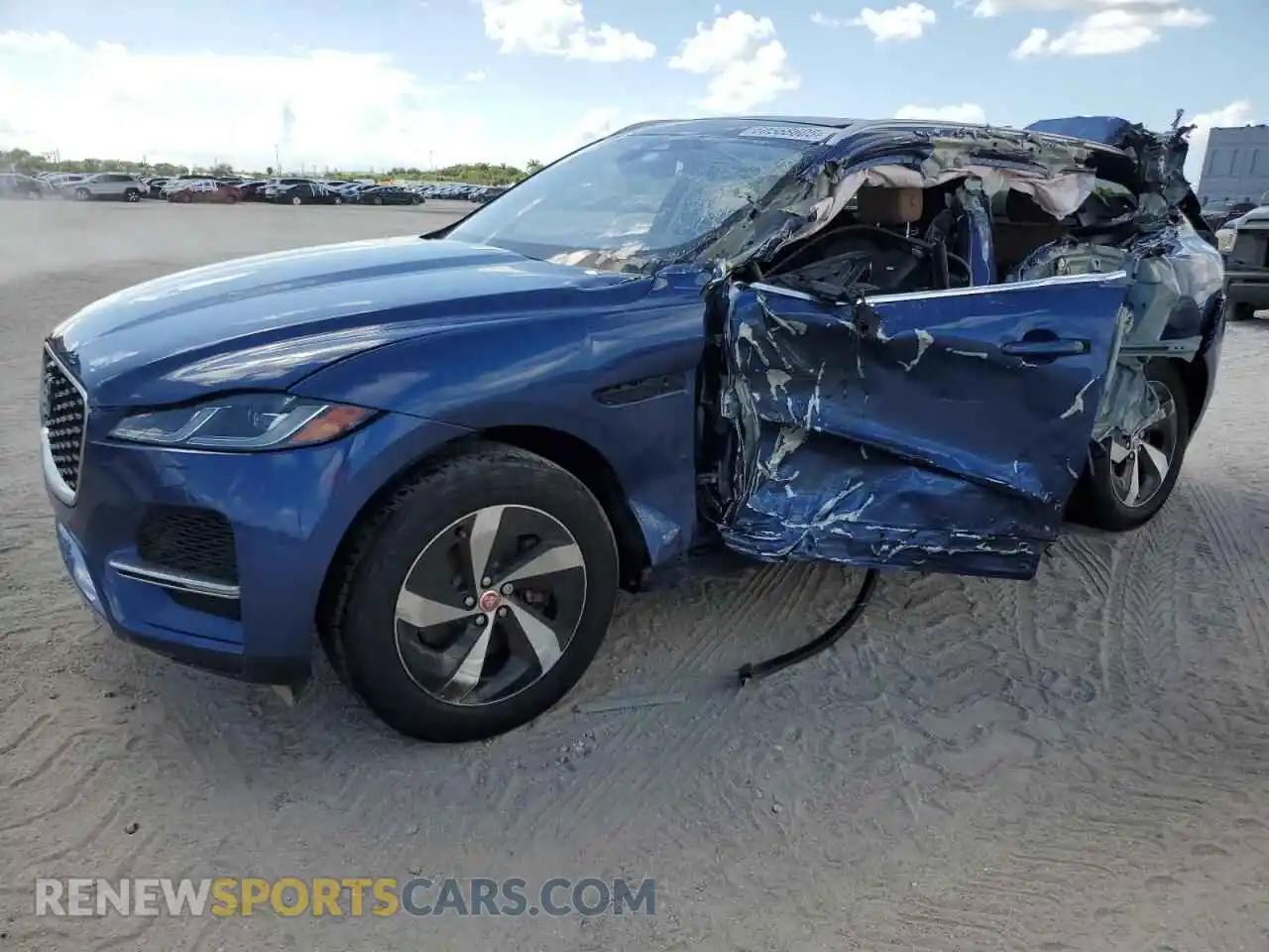 1 Photograph of a damaged car SADCJ2EX0MA680353 JAGUAR F-PACE 2021