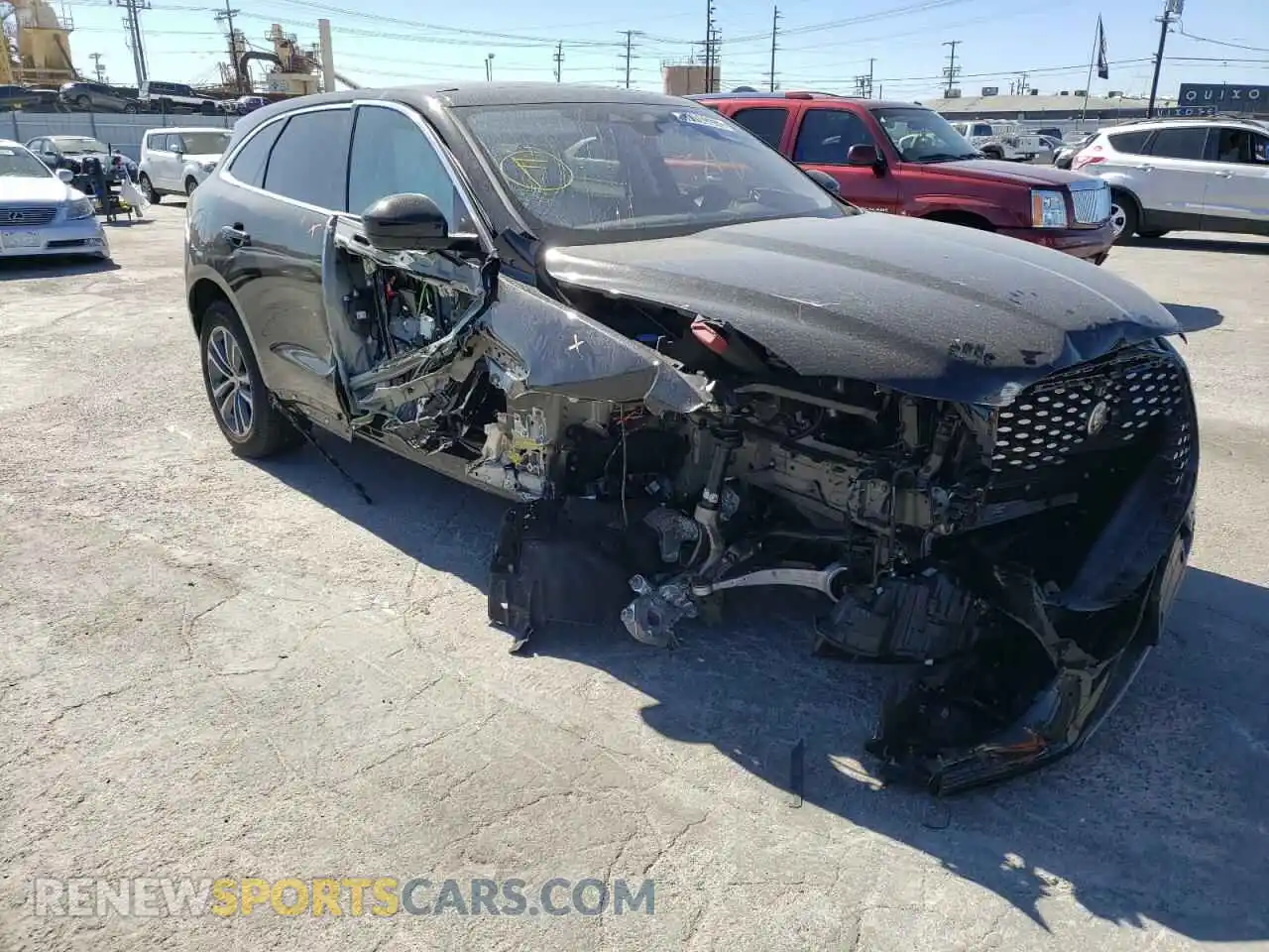 1 Photograph of a damaged car SADCJ2EX1MA680703 JAGUAR F-PACE 2021