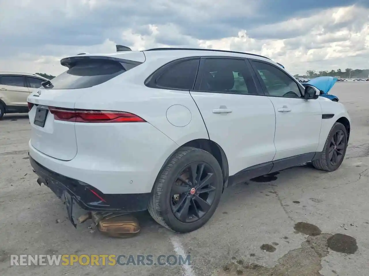 3 fotografías del automóvil dañado SADCJ2EX3MA668231 JAGUAR F-PACE 2021