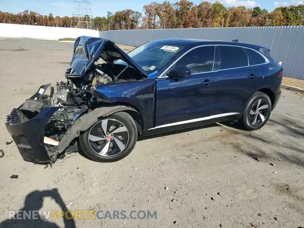 1 Photograph of a damaged car SADCJ2EX3MA687264 JAGUAR F-PACE 2021