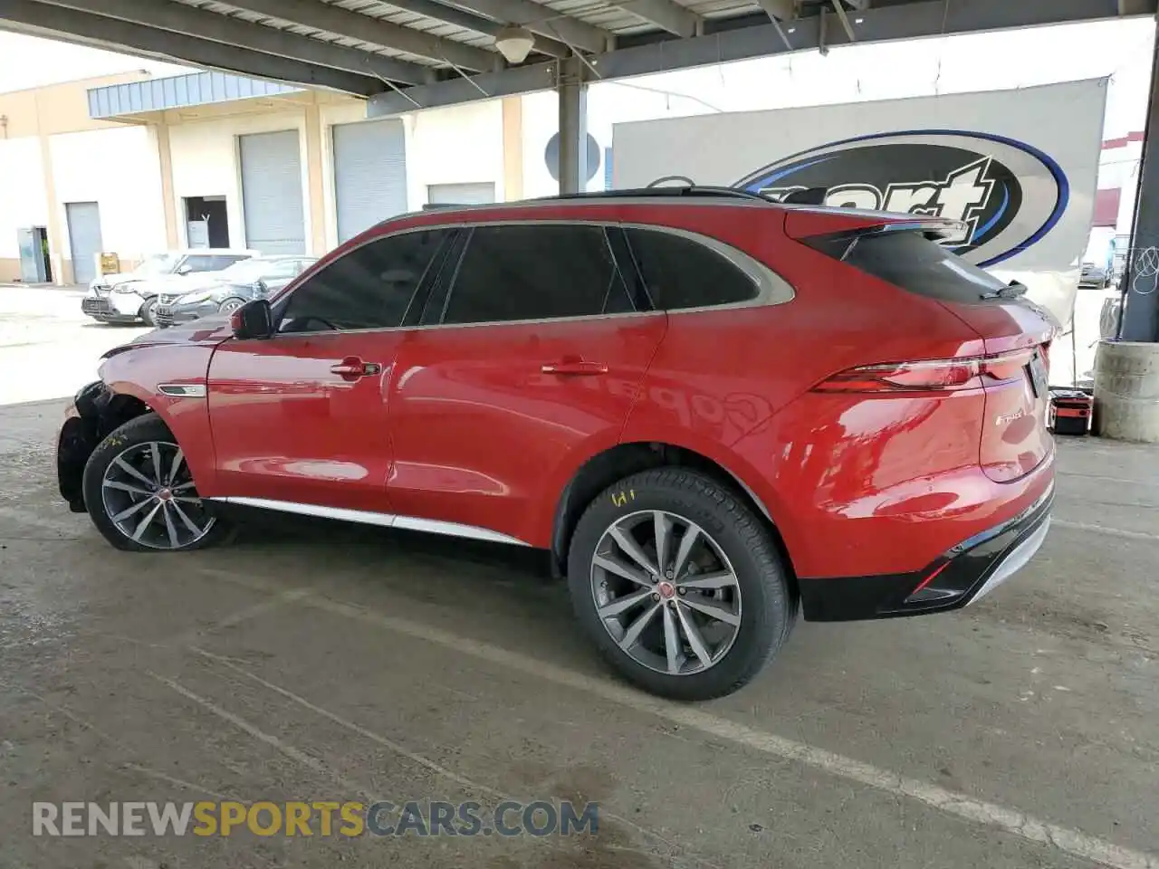 2 Photograph of a damaged car SADCJ2EX4MA674555 JAGUAR F-PACE 2021