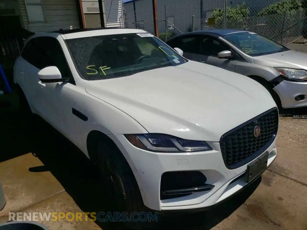 1 Photograph of a damaged car SADCJ2EX5MA665363 JAGUAR F-PACE 2021