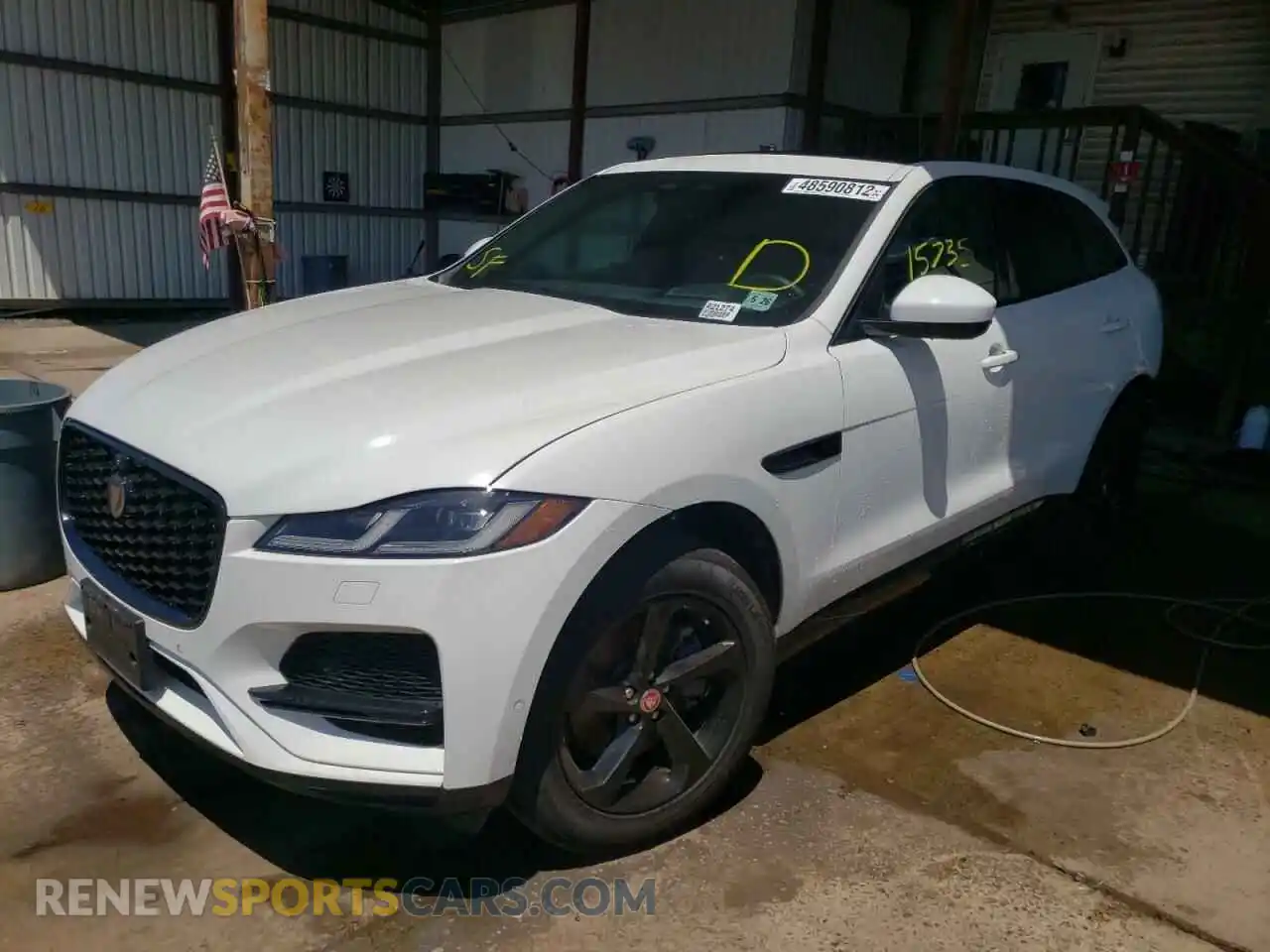 2 Photograph of a damaged car SADCJ2EX5MA665363 JAGUAR F-PACE 2021