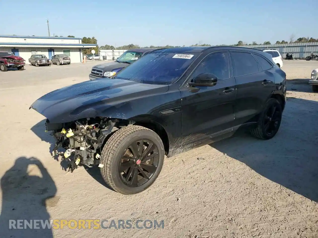 1 Photograph of a damaged car SADCJ2EX5MA687394 JAGUAR F-PACE 2021