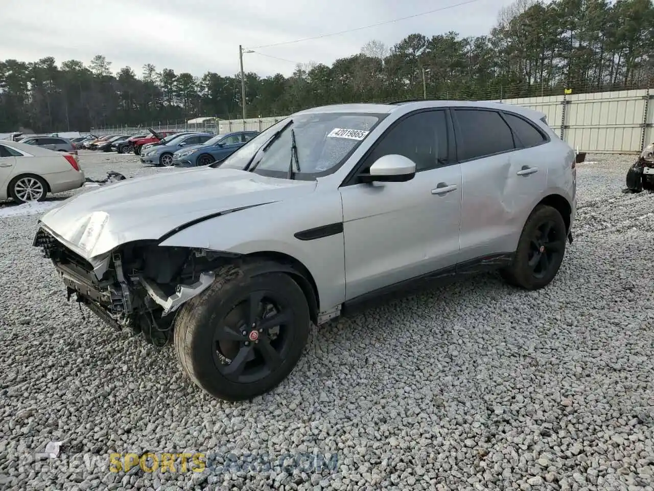 1 Photograph of a damaged car SADCJ2EX7MA668474 JAGUAR F-PACE 2021