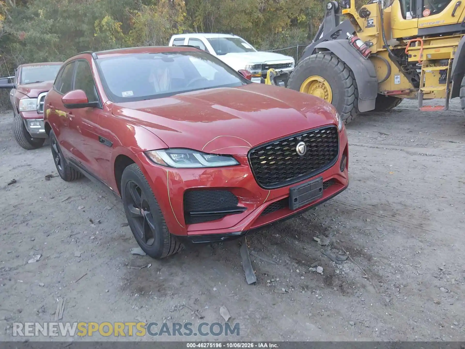 1 Photograph of a damaged car SADCJ2EX7MA679040 JAGUAR F-PACE 2021