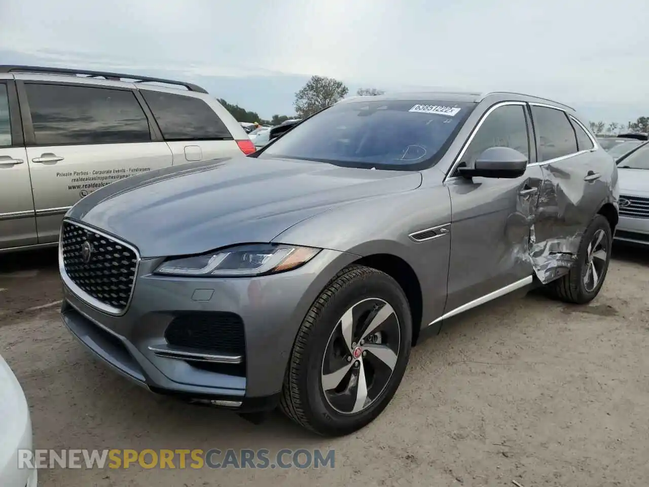 2 Photograph of a damaged car SADCJ2EX9MA675507 JAGUAR F-PACE 2021