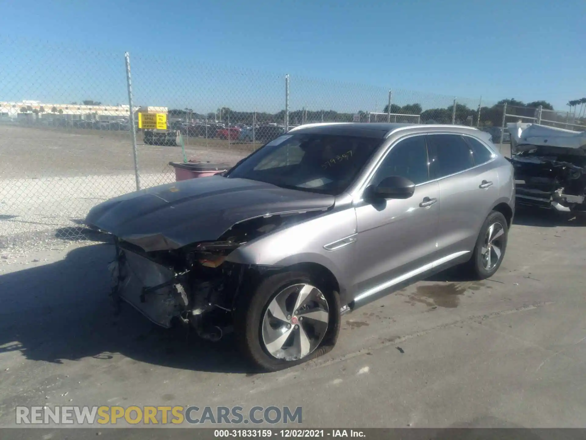 2 Photograph of a damaged car SADCJ2EXXMA672017 JAGUAR F-PACE 2021
