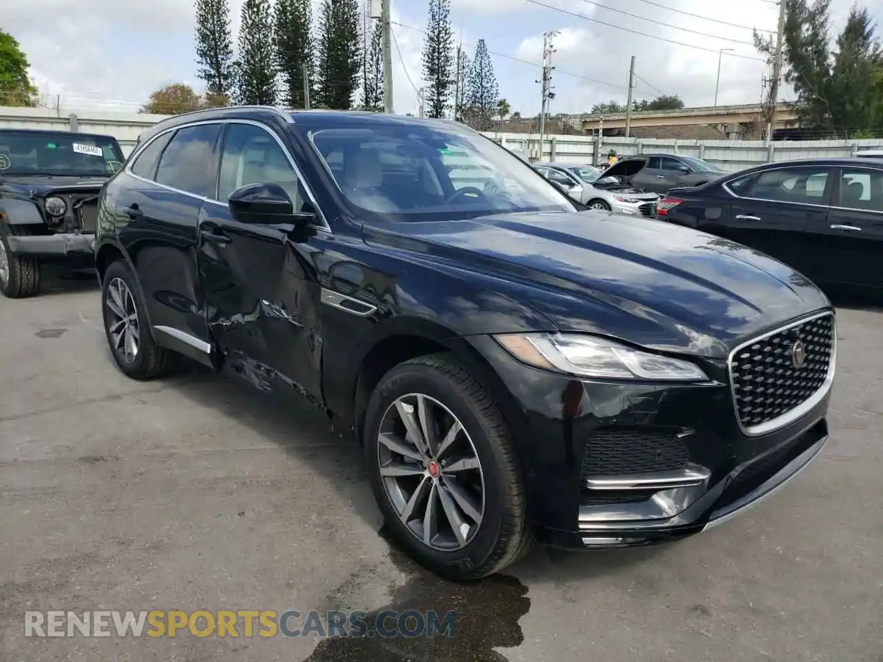 1 Photograph of a damaged car SADCJ2EXXMA686774 JAGUAR F-PACE 2021