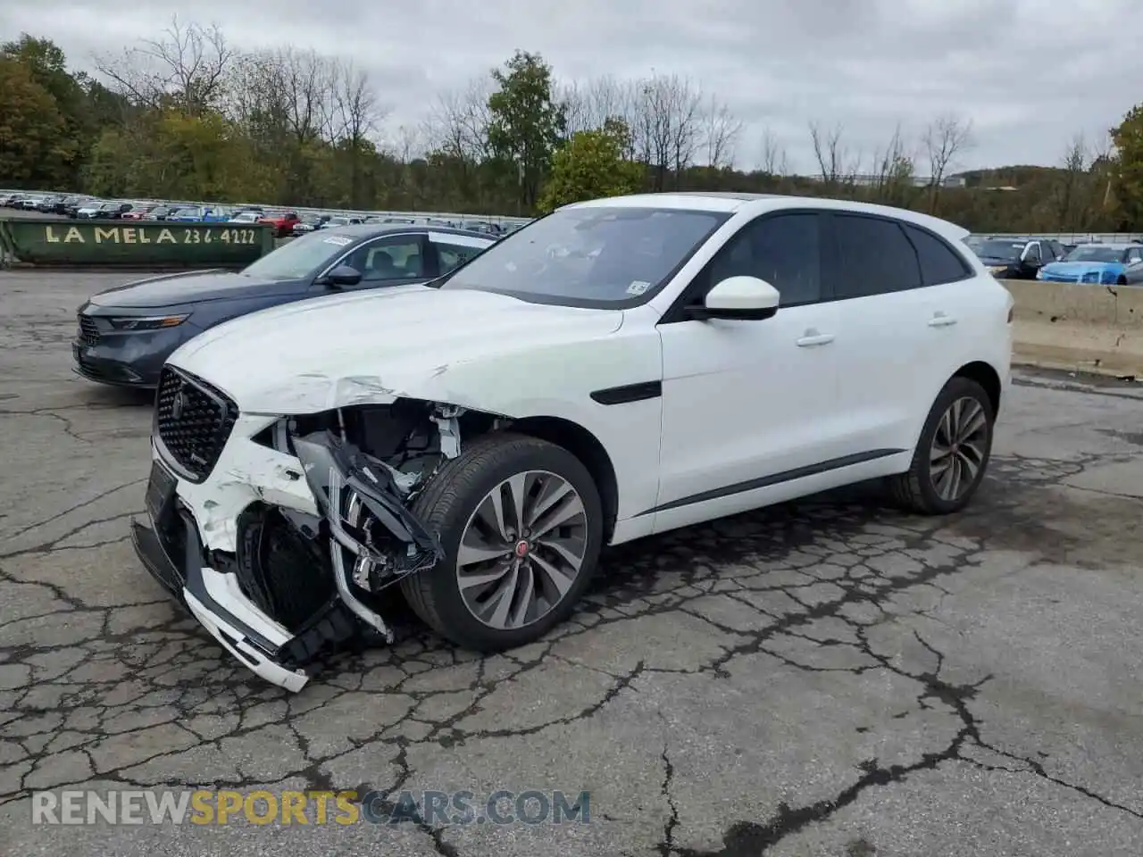 1 Photograph of a damaged car SADCT2FU6MA672952 JAGUAR F-PACE 2021