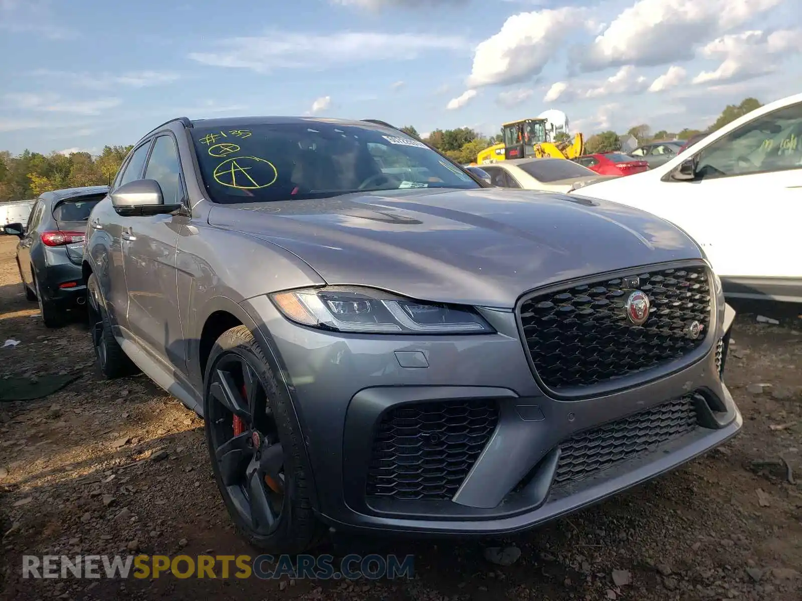 1 Photograph of a damaged car SADCZ2EE3MA675249 JAGUAR F-PACE 2021