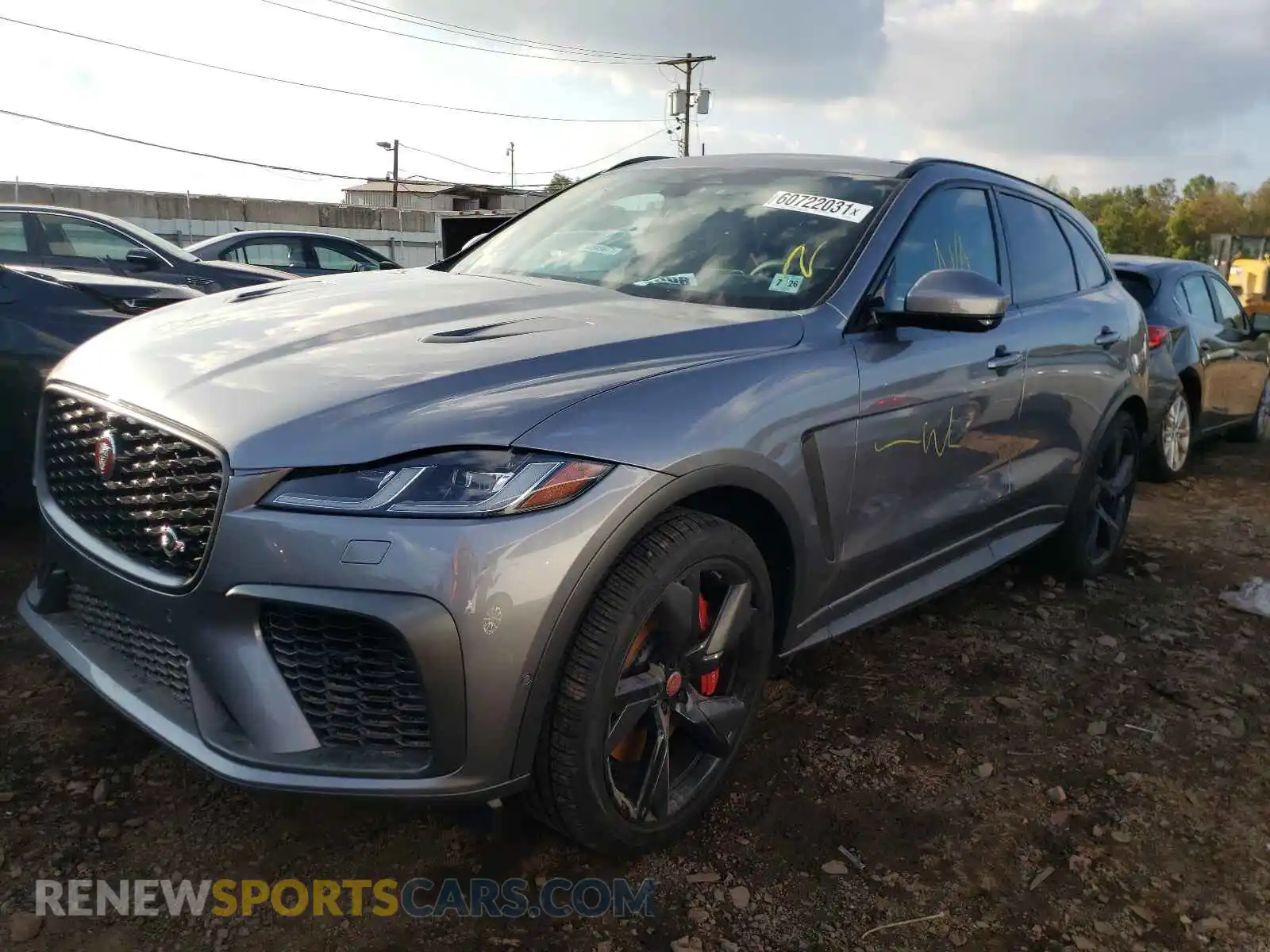 2 Photograph of a damaged car SADCZ2EE3MA675249 JAGUAR F-PACE 2021