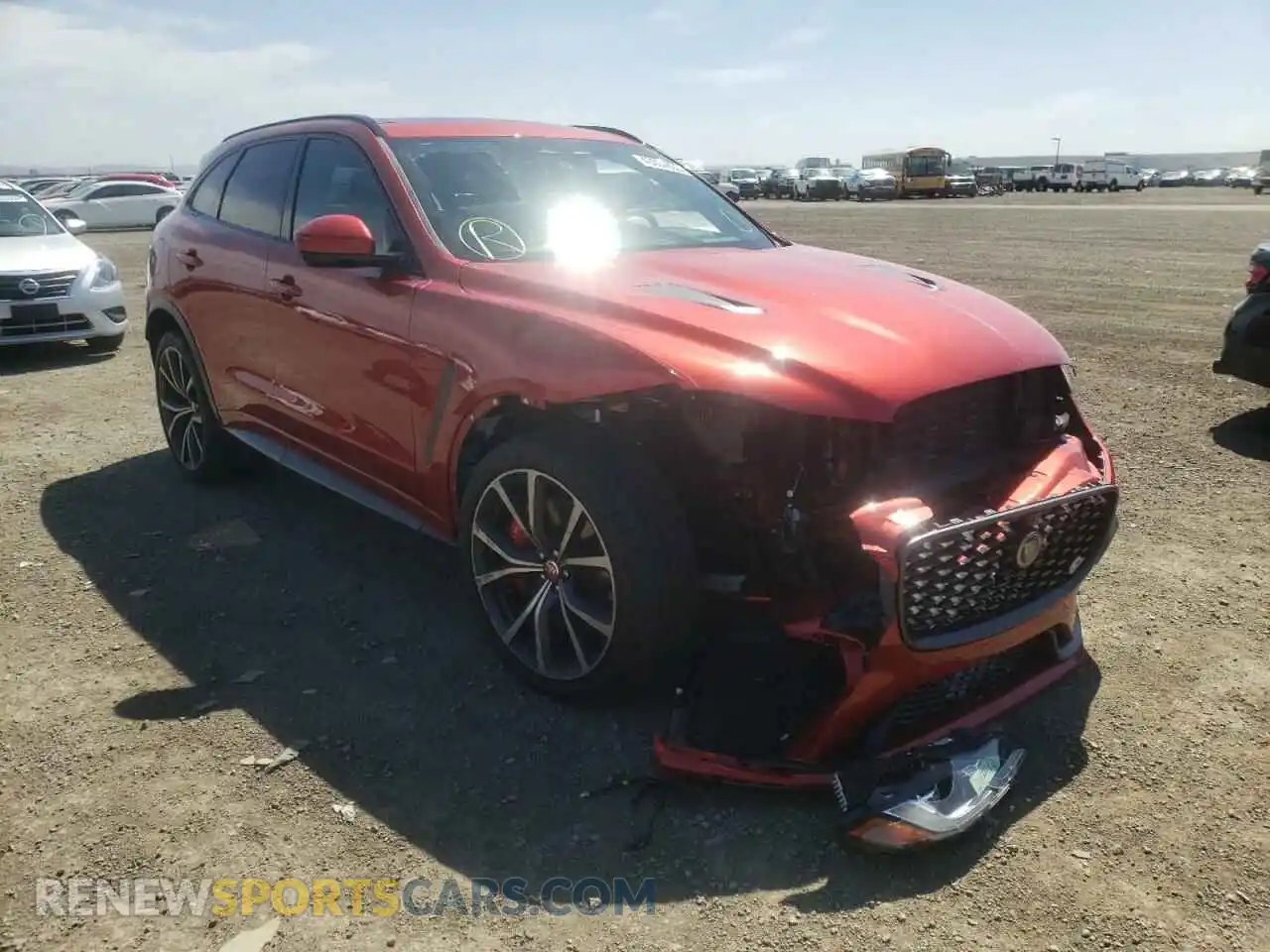 1 Photograph of a damaged car SADCZ2EE7MA676839 JAGUAR F-PACE 2021
