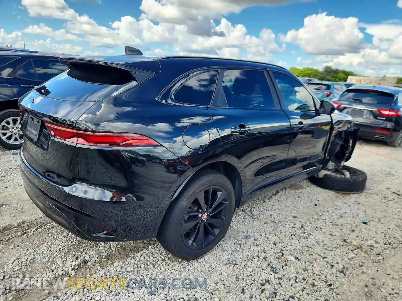 3 Photograph of a damaged car SADCJ2EX1NA702006 JAGUAR F-PACE 2022