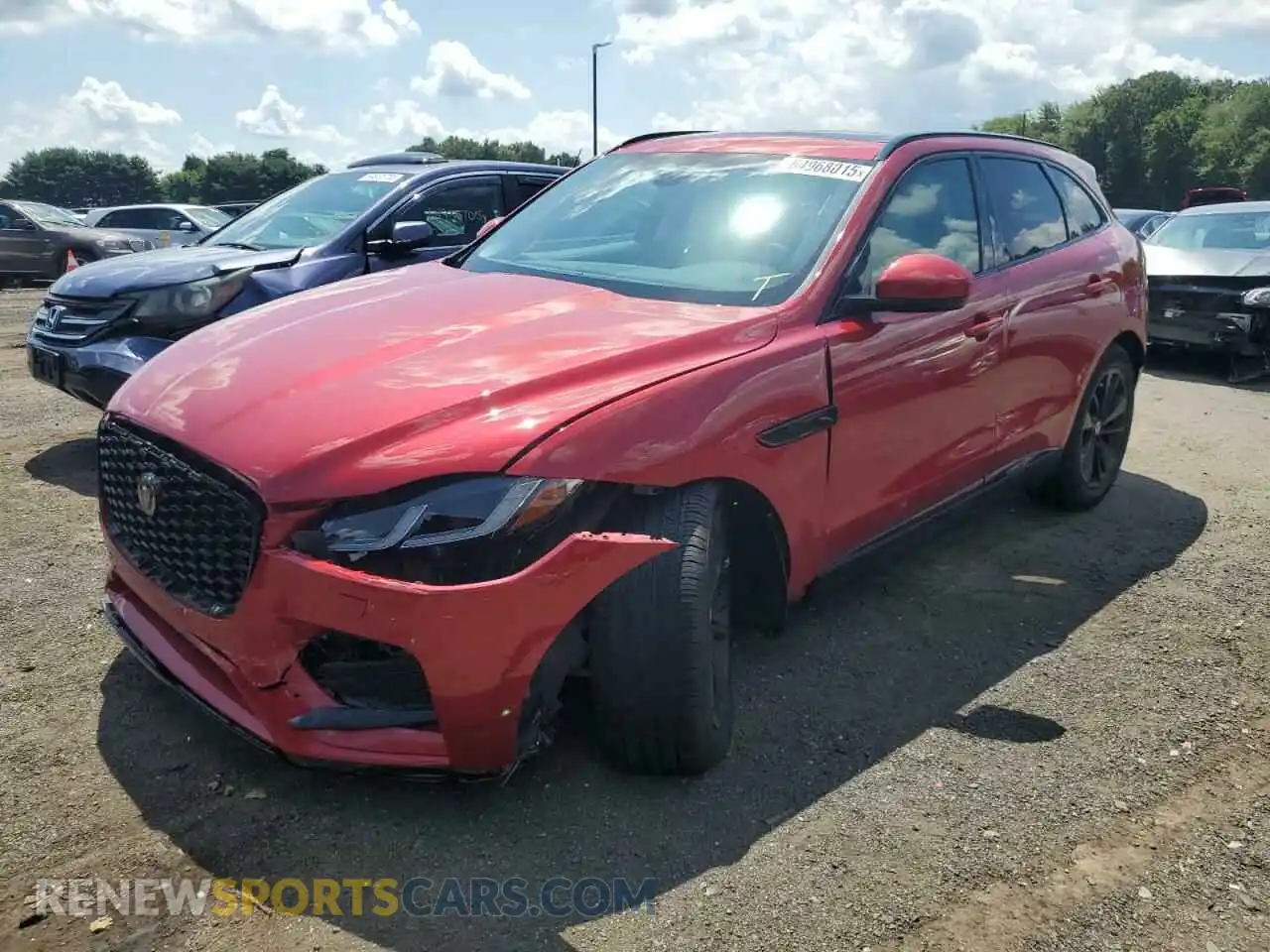 1 Photograph of a damaged car SADCJ2EX2NA697964 JAGUAR F-PACE 2022