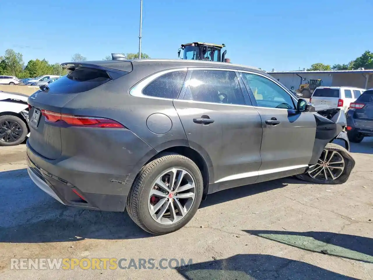 3 Фотография поврежденного автомобиля SADCJ2EX4NA701349 JAGUAR F-PACE 2022