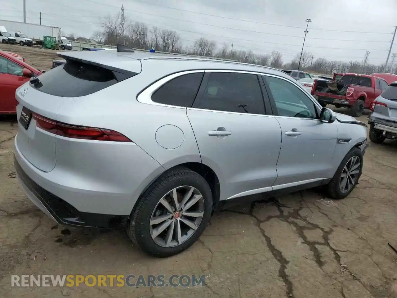 3 Photograph of a damaged car SADCJ2EX7NA702897 JAGUAR F-PACE 2022