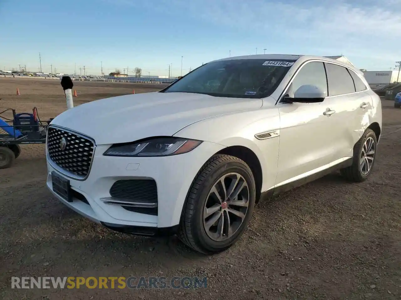 1 Photograph of a damaged car SADCK2EX2NA692924 JAGUAR F-PACE 2022