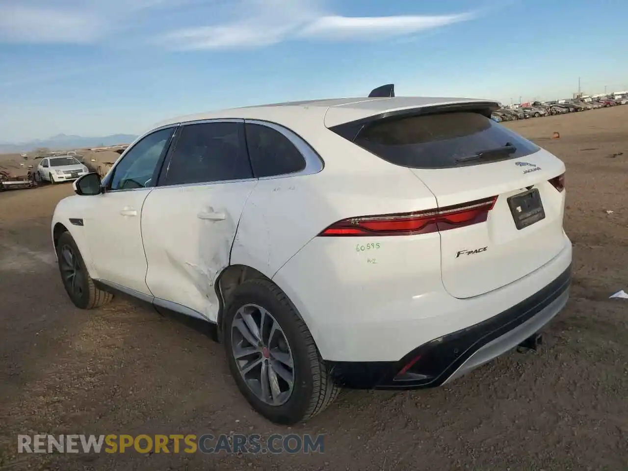 2 Photograph of a damaged car SADCK2EX2NA692924 JAGUAR F-PACE 2022