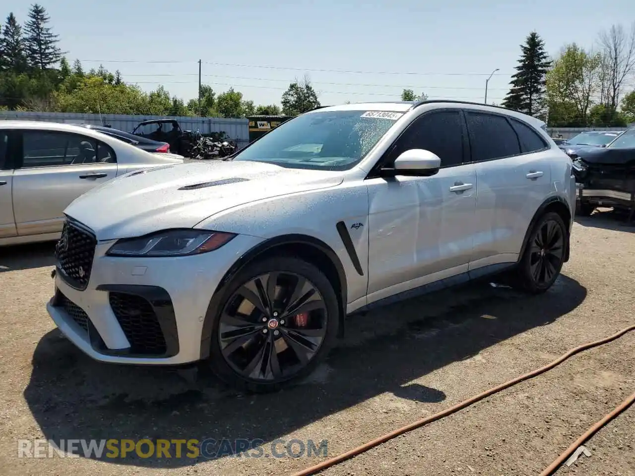 1 Photograph of a damaged car SADCZ2EE0NA694021 JAGUAR F-PACE 2022