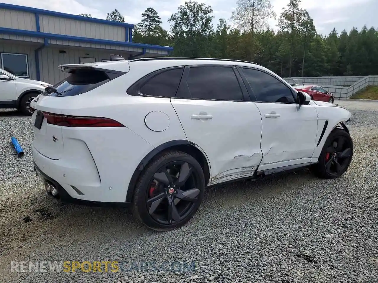 3 fotografías del automóvil dañado SADCZ2EE5NA696900 JAGUAR F-PACE 2022