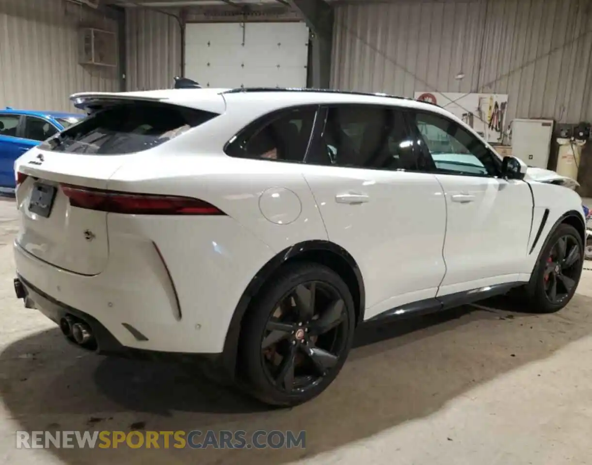 3 Фотография поврежденного автомобиля SADCZ2EE9NA692588 JAGUAR F-PACE 2022