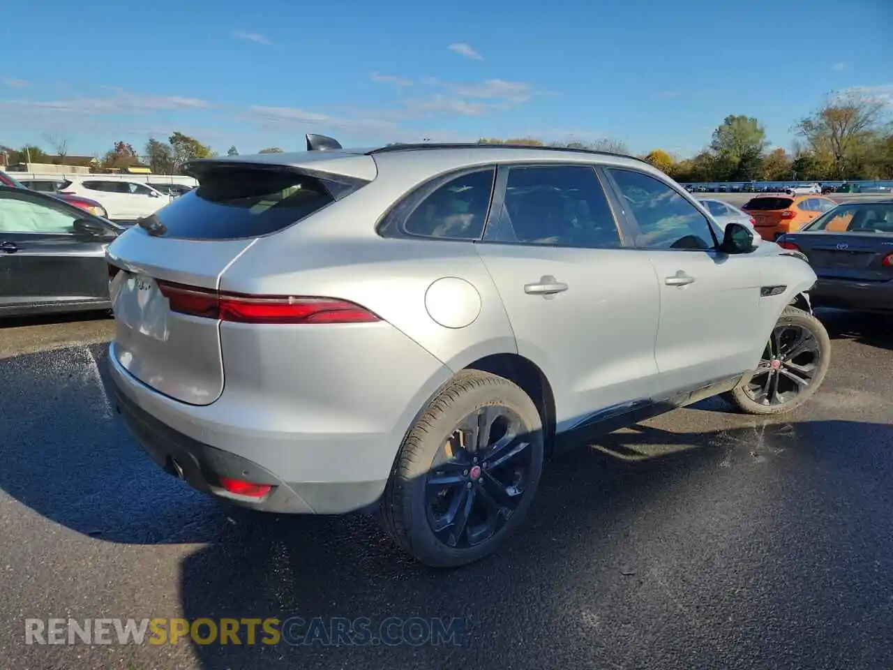 3 Фотография поврежденного автомобиля SADCJ2EX2PA715897 JAGUAR F-PACE 2023