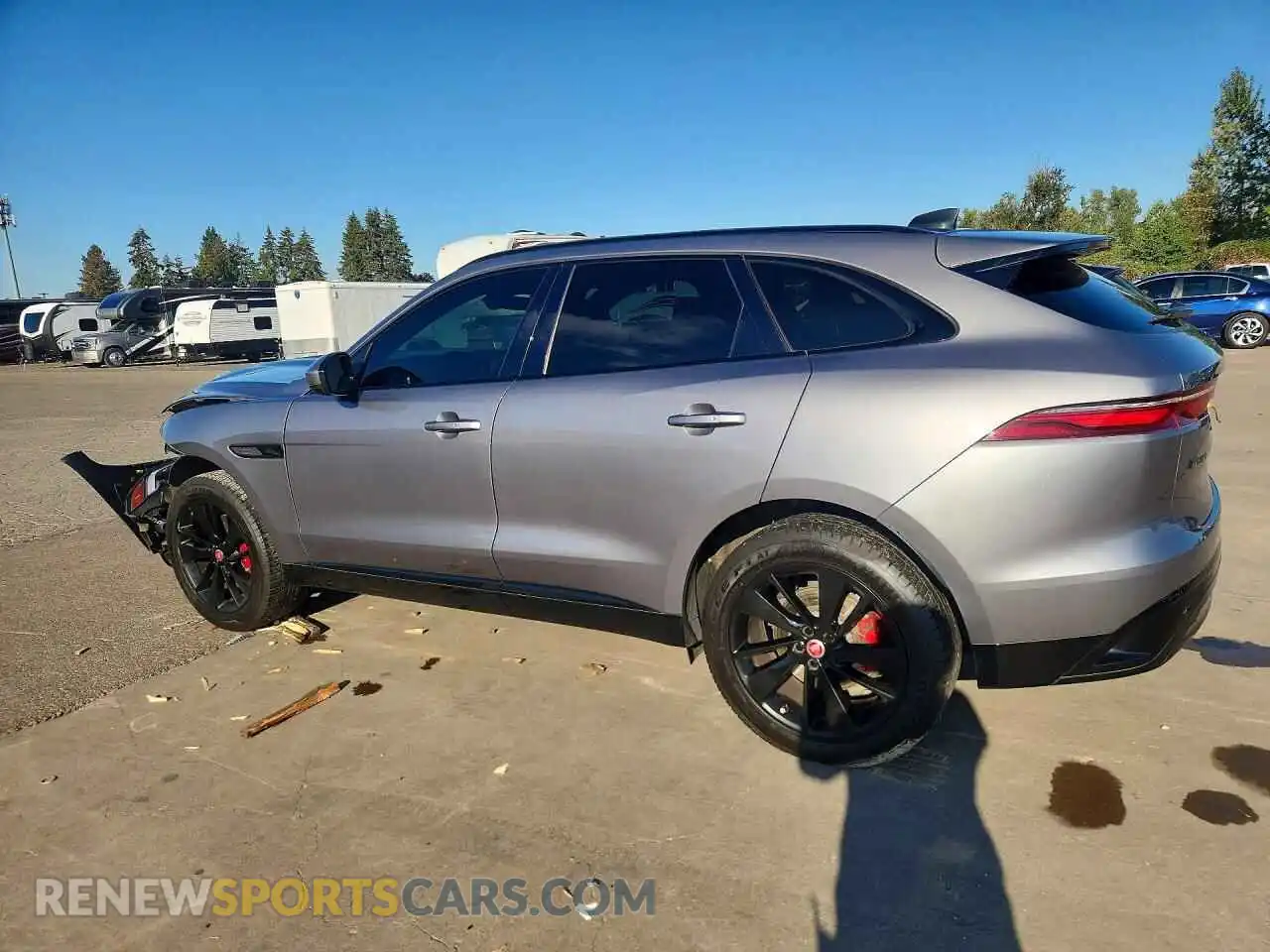 2 Фотография поврежденного автомобиля SADCJ2EX3PA703676 JAGUAR F-PACE 2023