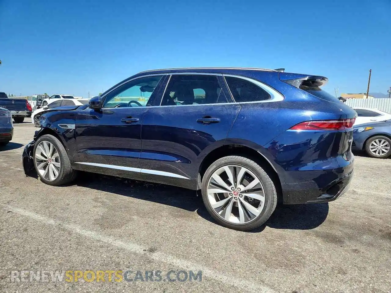 2 fotografías del automóvil dañado SADCJ2EX6PA705941 JAGUAR F-PACE 2023