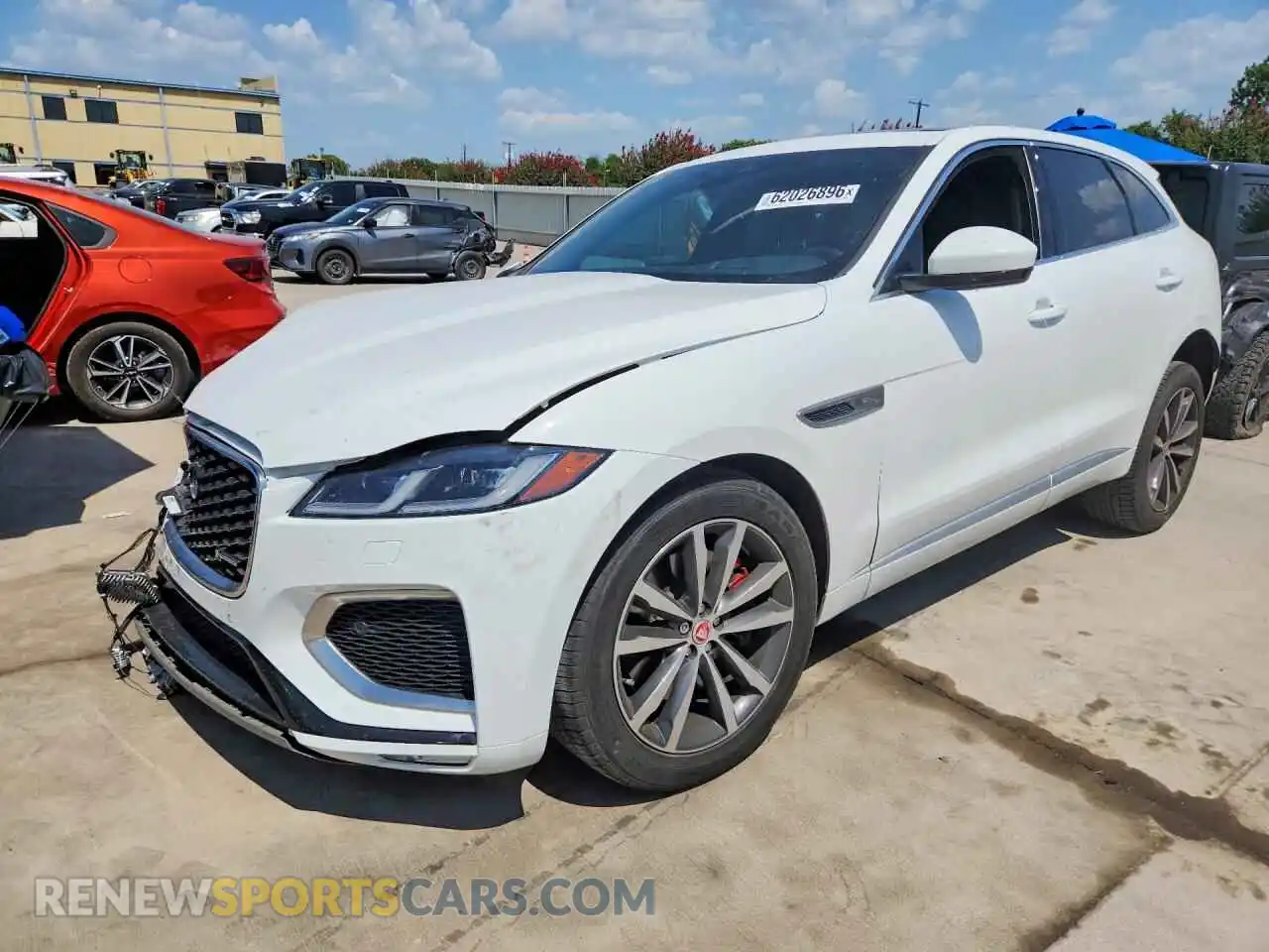 1 fotografías del automóvil dañado SADCT2FU6PA708174 JAGUAR F-PACE 2023
