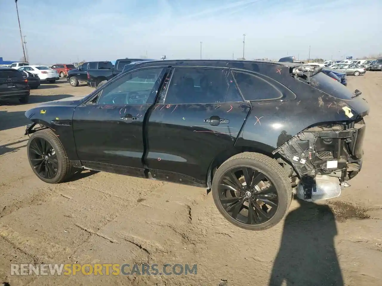 2 Photograph of a damaged car SADCT2EX0RA723879 JAGUAR F-PACE 2024