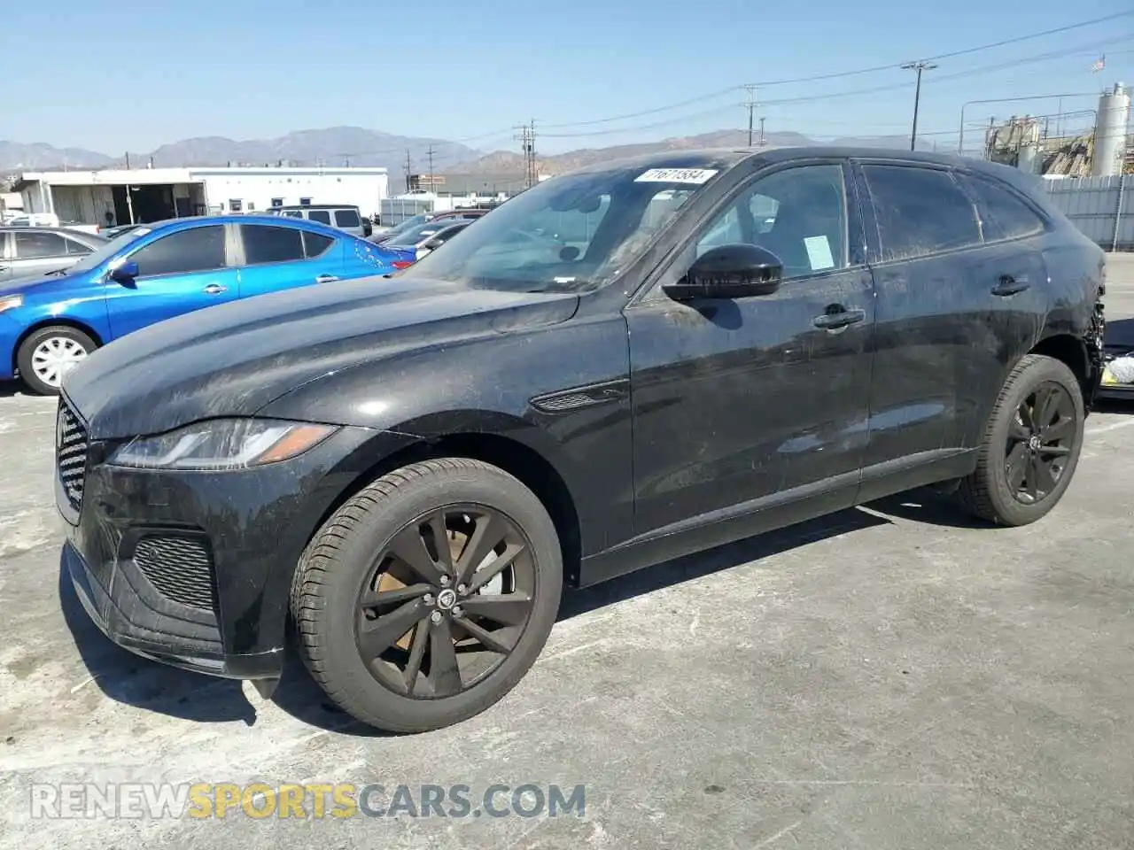 1 fotografías del automóvil dañado SADCT2EX9RA737201 JAGUAR F-PACE 2024