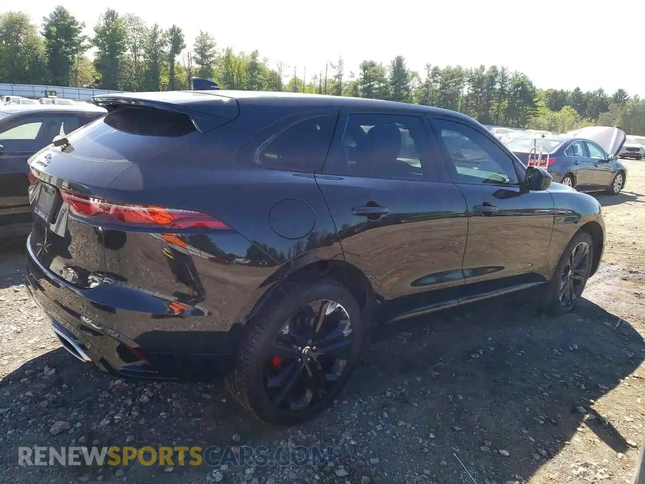 3 fotografías del automóvil dañado SADCT2FU7RA729196 JAGUAR F-PACE 2024
