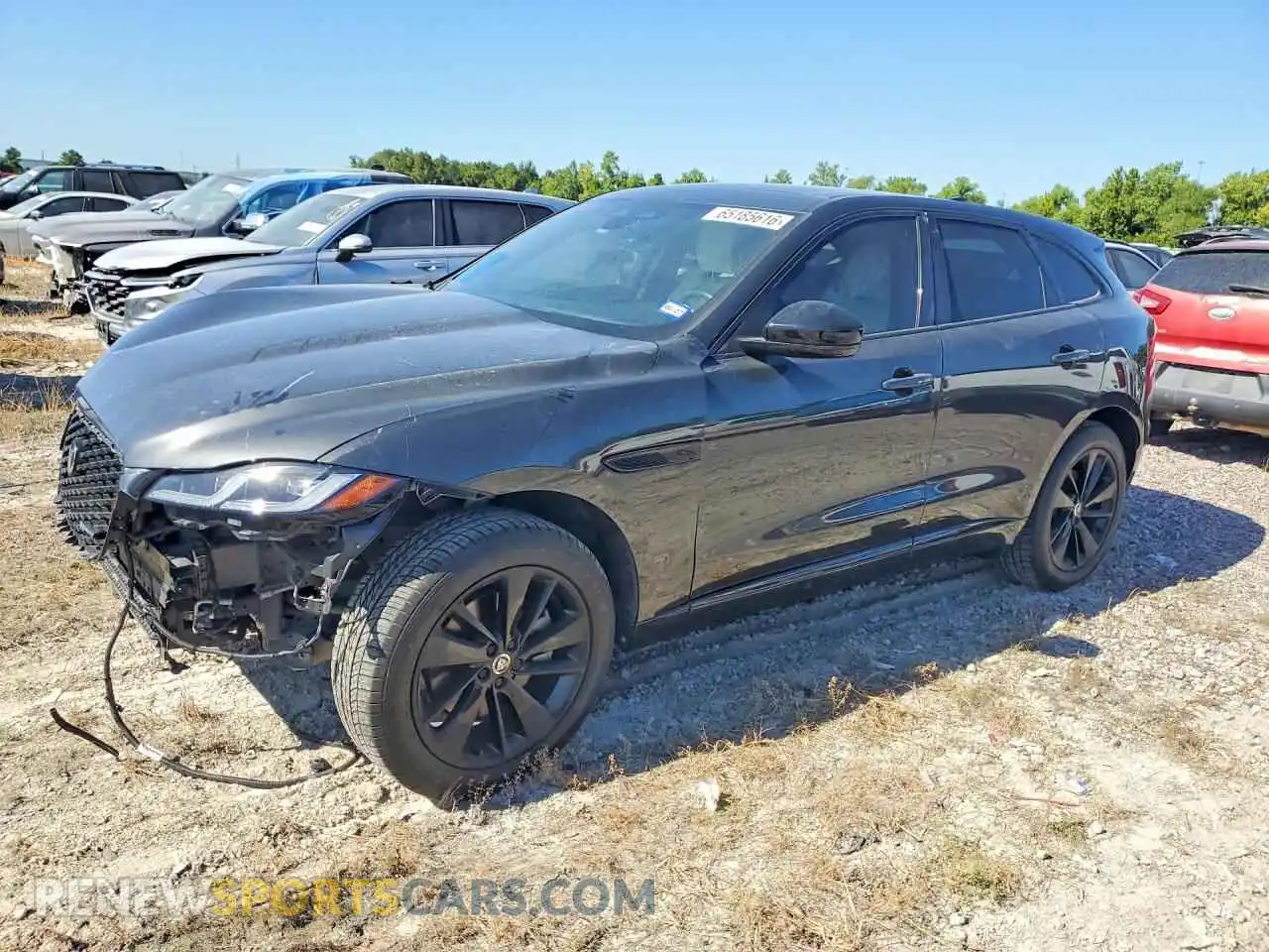1 Photograph of a damaged car SADCT2EX2SA743881 JAGUAR F-PACE 2025