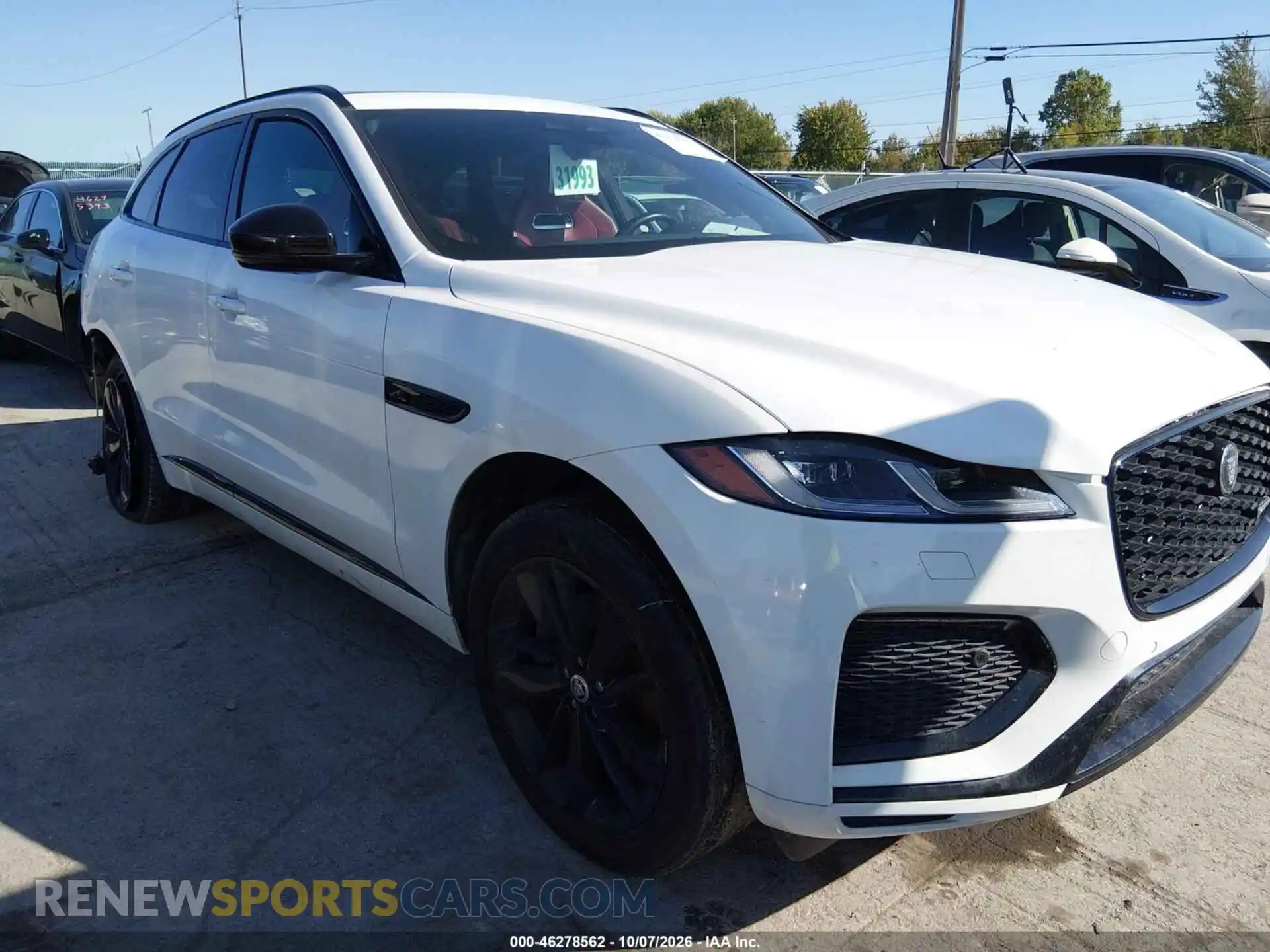 1 fotografías del automóvil dañado SADCT2EX3SA747745 JAGUAR F-PACE 2025