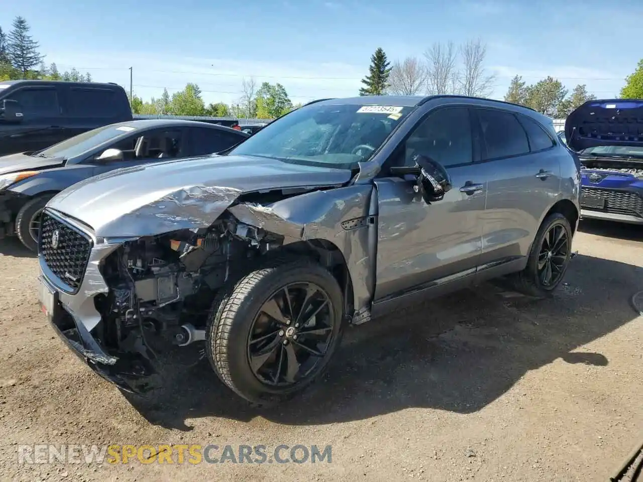 1 Photograph of a damaged car SADCT2EX7SA744590 JAGUAR F-PACE 2025