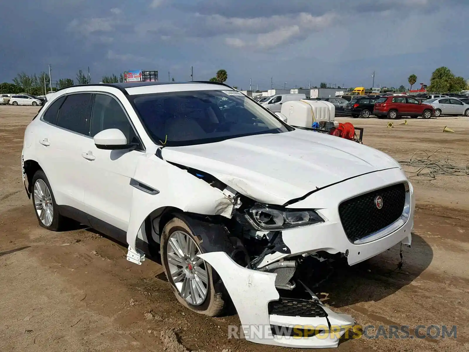1 Photograph of a damaged car SADCJ2FX5KA356388 JAGUAR F-PACE PRE 2019
