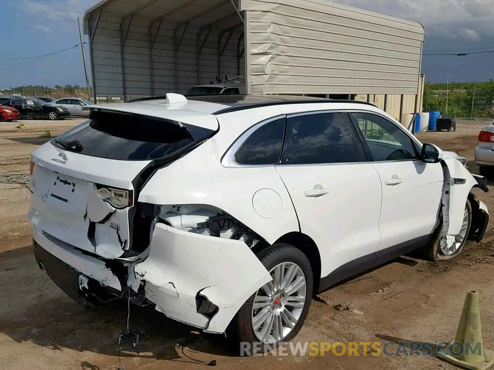 4 Photograph of a damaged car SADCJ2FX5KA356388 JAGUAR F-PACE PRE 2019