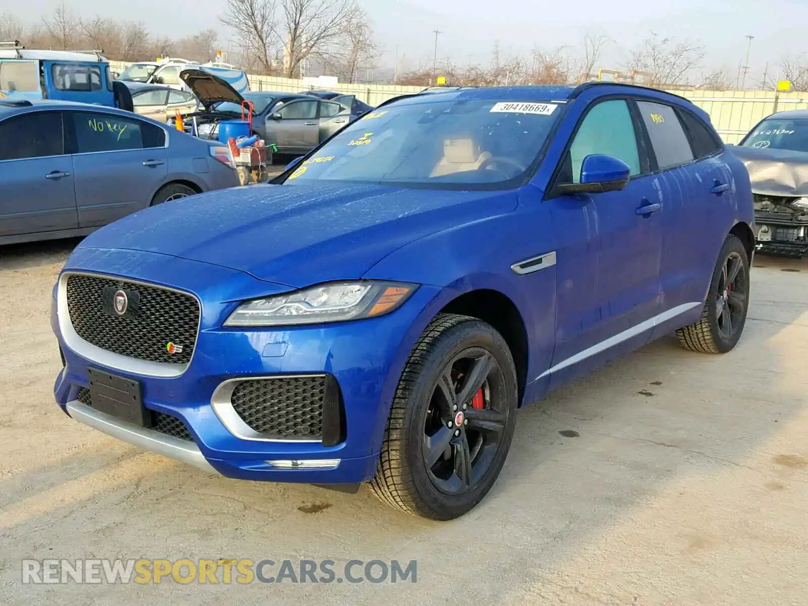 2 Photograph of a damaged car SADCM2FV8KA391254 JAGUAR F-PACE S 2019