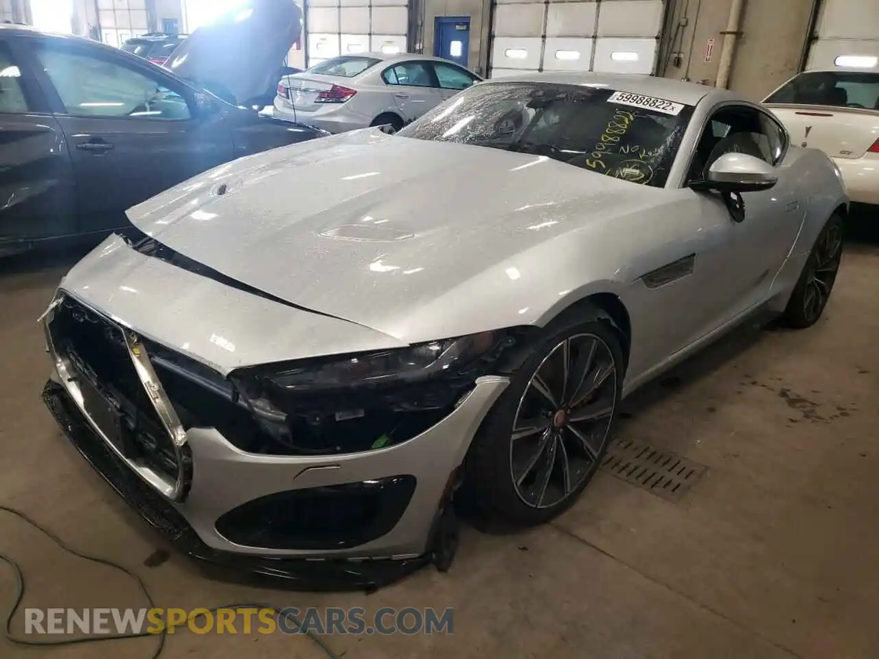 2 Photograph of a damaged car SAJD51FE0MCK73716 JAGUAR F-TYPE 2021